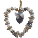 Deco heart stone