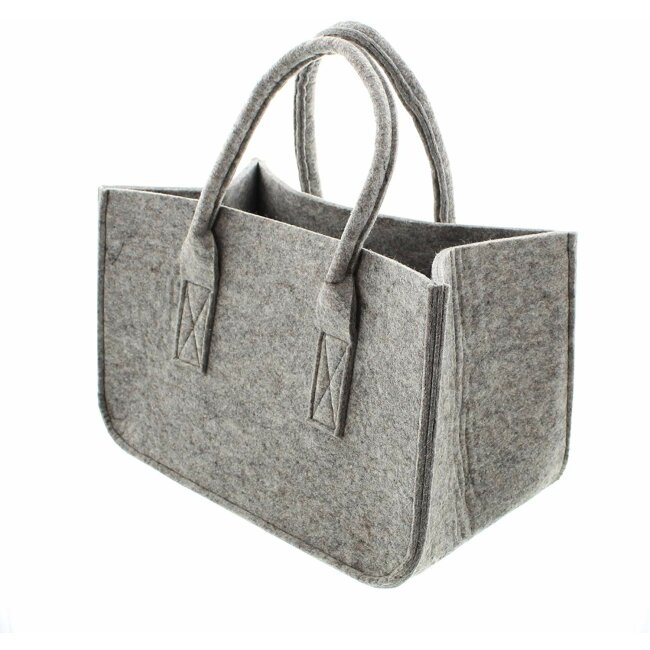Felt bag Grey 44 x 24 x 22 cm