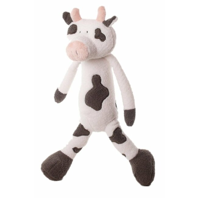 Cuddly toy Flap cow Elsa, black / white