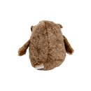 Cuddly toy owl Olbi, brown, 20 cm, cuddly toy