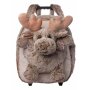 3in1 children trolley, backpack, cuddly animal moose, beige / mottled