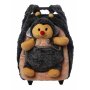 3in1 kids trolley, backpack, cuddly animal, bee, yellow/dark gray