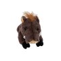 Kuscheltier Wildschwein Willi, braun, liegend, 25 cm, Schmusetier