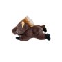 Kuscheltier Wildschwein Willi, braun, liegend, 25 cm, Schmusetier