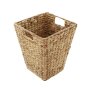 Wastebasket banana leaf on metal frame