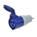 CEE Adapter Schuko auf CEE 200-250V, 16A, 3polig, 12 cm,...