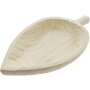 Bowl Wood in leaf shape from paulownia wood