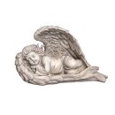 Angel sleeping with wings h=19cm w=30cm