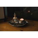 Buddha set with tea light holder, about 25 cm