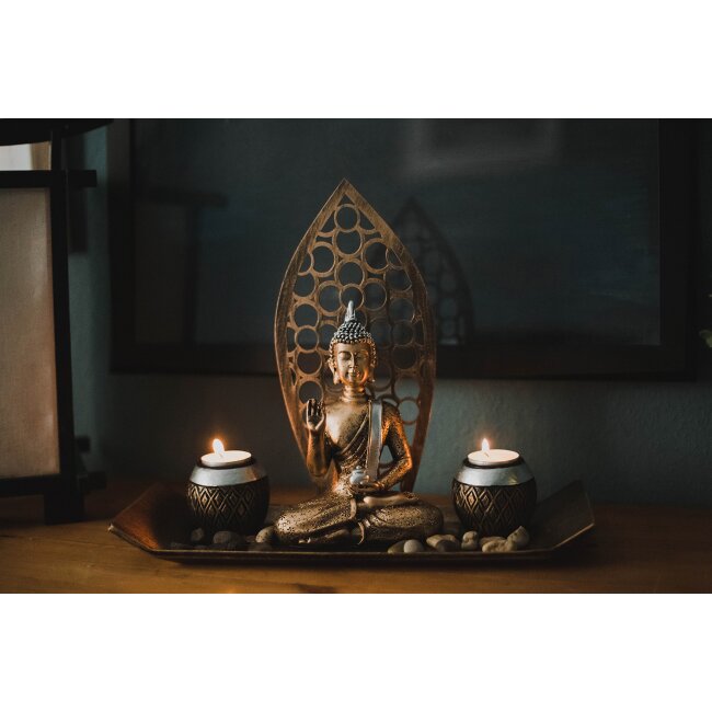 Buddha Set mit 2 Teelichthalter - Benera, 14,95 €