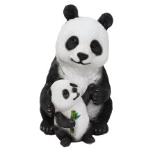 Panda Bär mit Baby h=24cm