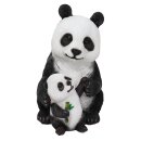 Panda Bär mit Baby, ca. 24 cm