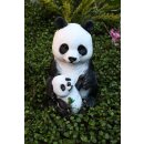 Panda Bär mit Baby h=24cm