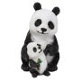 Pandabeer met baby h=24cm