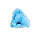 Olifant blauw b=45cm h=40cm met deken 80*100cm