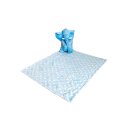 Elefant blau b=45cm h=40cm mit Decke 80*100cm