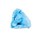 Elefant blau, ca. 45 x 40 cm mit Decke, ca. 80 x 100 cm