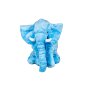 Elefant blau b=45cm h=40cm mit Decke 80*100cm