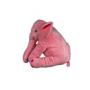 Olifant roze b=45cm h=40cm met deken 80*100cm