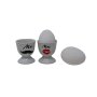 Egg cup set "MR. & MRS.", each approx. 6 cm in black box