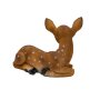 Cute fawn I lying I h = 27cm