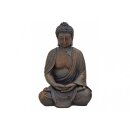 Boeddha figuur zittend 30cm in bruin | Deco artikel voor...