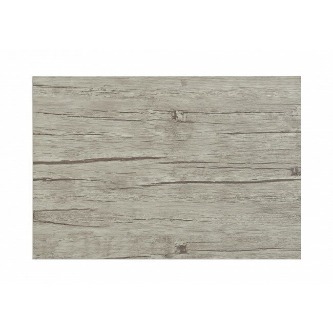Placemat 45x30cm, set van 4 | Placemat van kunststof afwasbaar in grijze houtlook