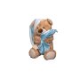 Sleep bear blue, about 30 cm