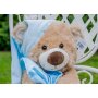 Sleep bear blue, about 30 cm