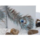 Theelichthouderset met ovaal bord, ca. 28 x 18,5 cm