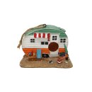 Bird house caravan, approx. 14 x 13.5 cm