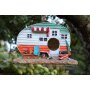 Vogelhuisje caravan, ca. 14 x 13,5 cm