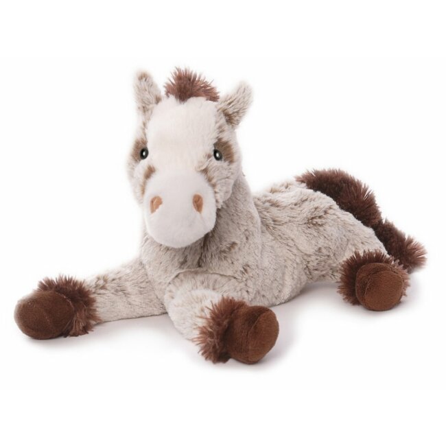 Horse Harry cuddly toy beige-brown lying 30 cm