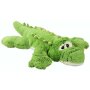 groene krokodil liggende knuffel 40 cm