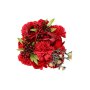 Boeket zeepbloemen - rode roos en anjer