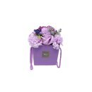 Seifenblumen Boquet Blumenstrauß Lavendel Rosen und Nelken