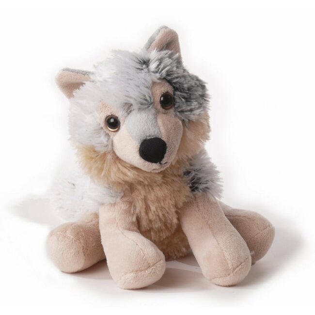 Wolf Isegrim plush toy sitting 17 cm