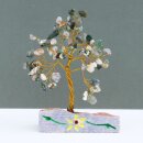 Eleganter Edelsteinbaum mit 80 Edelsteinen
