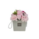 Soap Flowers Boquet Bouquet Lavender Roses and Carnations Pink