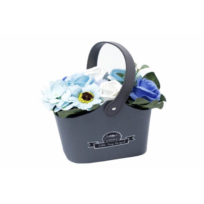 Seifenblumen Boquet Blumenstrauß Beruhigendes Blau