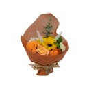 Soap Flowers Bouquet Summer Orange