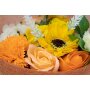 Soap Flowers Bouquet Summer Orange