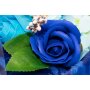 Zeep Bloemen Boeket Blauw
