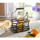 Bottle basket Metal, for 6 bottles 32 x 21 x 16 cm