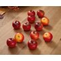 Pommes décoratives en plastique, set de 12, rouge Ø 5 cm