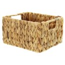 Water hyacinth filling basket with handles 22 x 19 x 13 cm