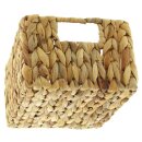 Water hyacinth filling basket with handles 22 x 19 x 13 cm