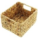 Water hyacinth filling basket with handles 22 x 19 x 13 cm