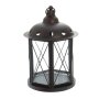 Metal lantern in antique design 26 x 18 cm