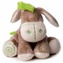 Cuddly toy donkey Pauli brown-green 13 cm